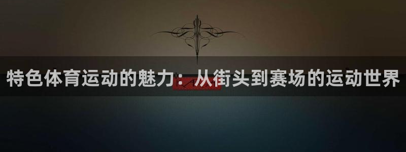 意昂2：特色体育运动的魅力：从街头到赛场的运动世界