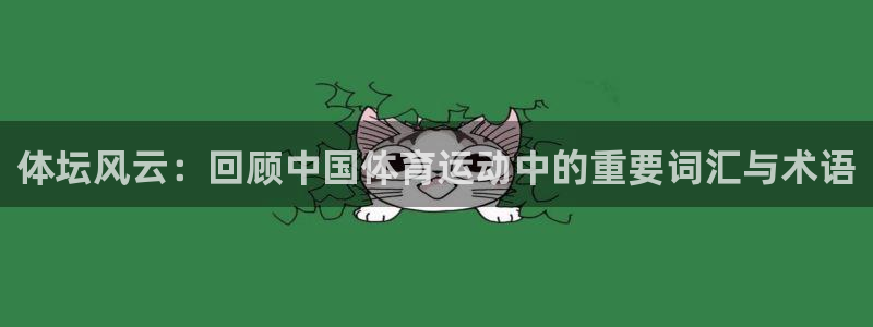 意昂2体育网页版入口：体坛风云：回顾中国体育运动中的重要词汇与术语