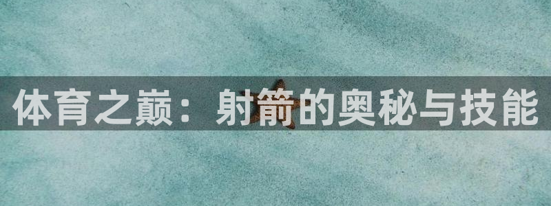 意昂24：体育之巅：射箭的奥秘与技能